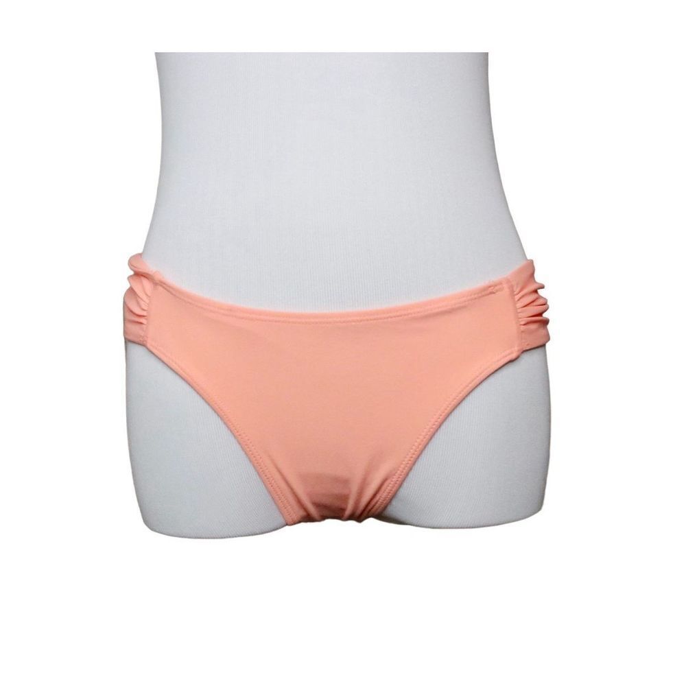 Forever 21 Peach High Thigh Juniors Bikini Bottom LARGE Cottage Poolcore‎ Beach